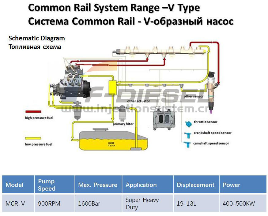 Common Rail FIE System Range-V Type 1